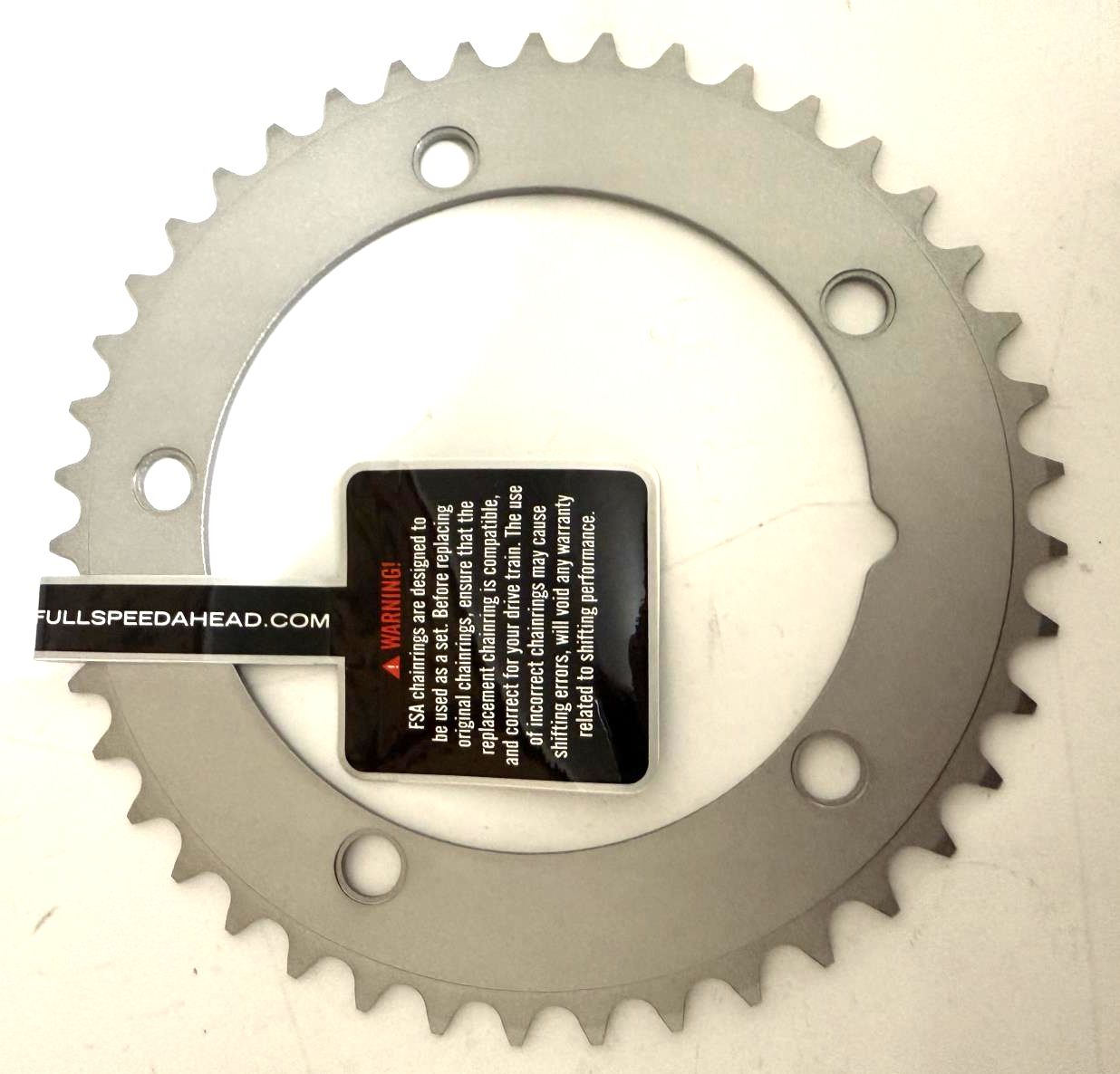 FSA Vision Pro Aero TT Bike Chainring 130 BCD 5 -Bolt  42T 10-11 Speed - WB066