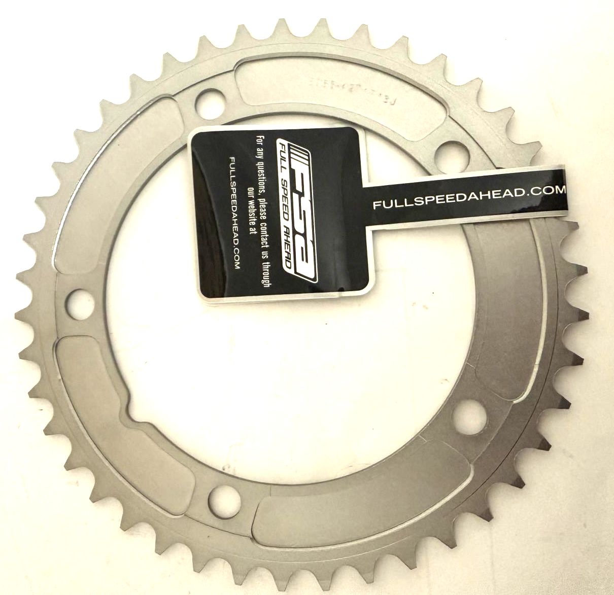 FSA Vision Pro Aero TT Bike Chainring 130 BCD 5 -Bolt  42T 10-11 Speed - WB066