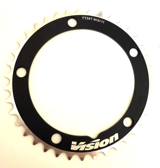 FSA Vision Aero TT Bike Chainring 130 BCD 5 -Bolt  39T 10-11 Speed  WB060