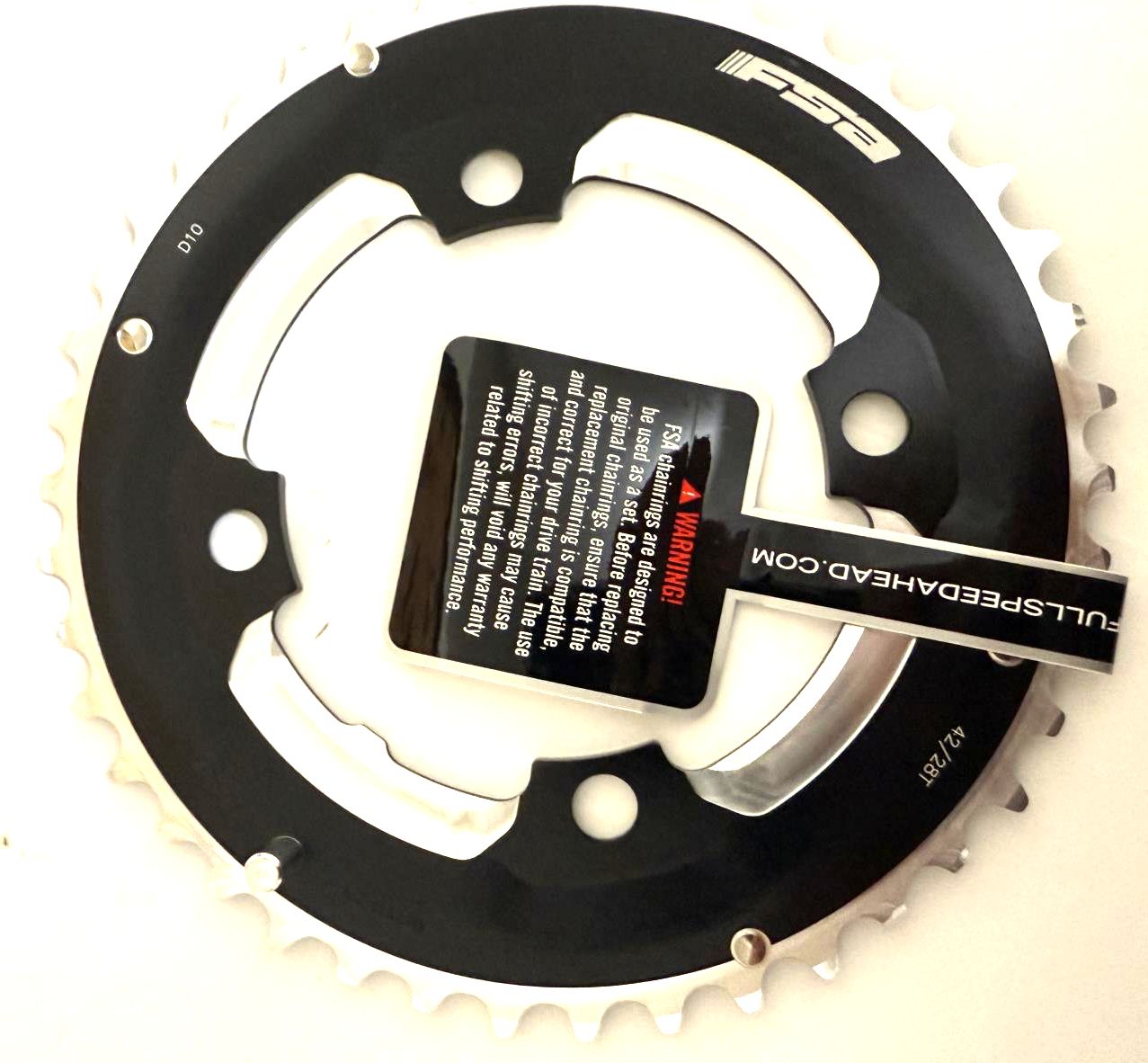FSA Pro 104 BCD 104BCD 42 tooth Alloy MTB Chainring Black WB283 380-0642H NEW