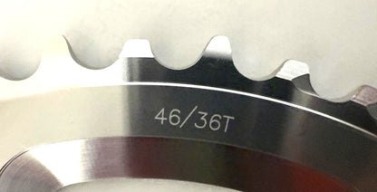 FSA SL-K Super Road Chainring BCD110 46 tooth Alloy Silver N10/11 WA448 New