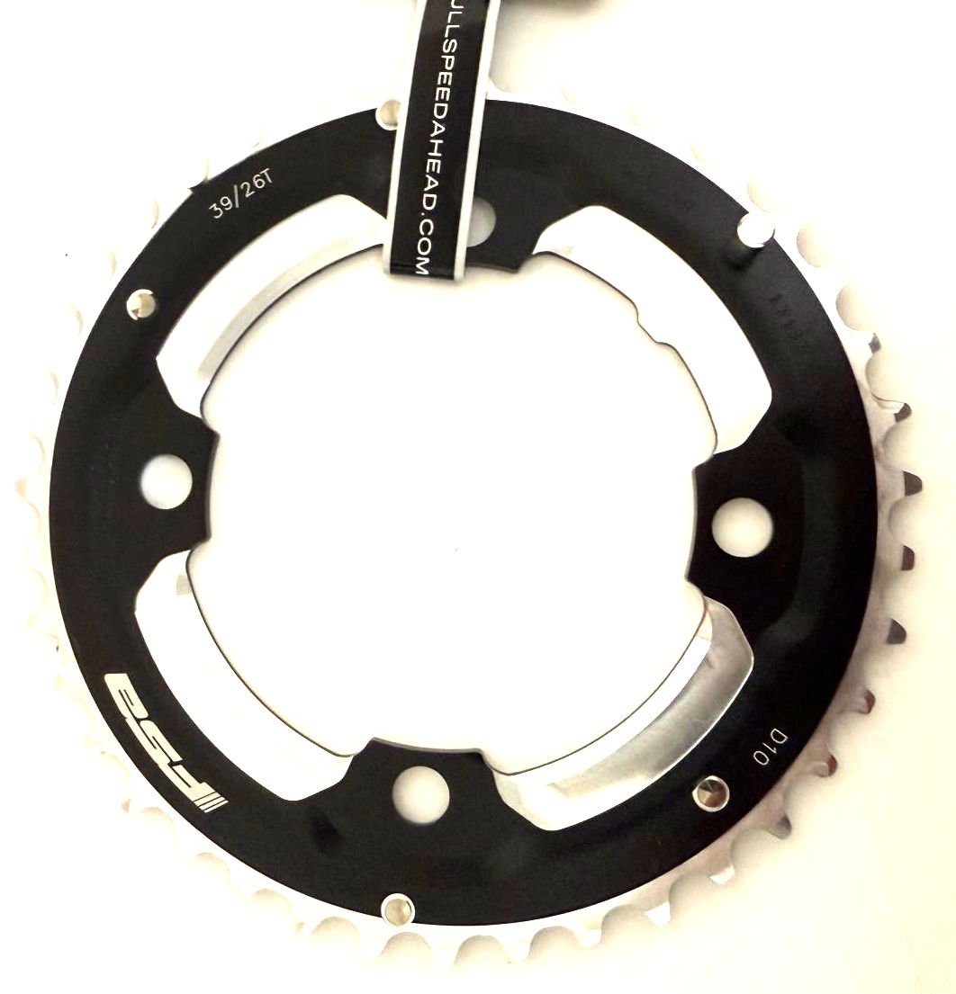 FSA Pro 104 BCD 104BCD 39 tooth Alloy MTB Chainring Black WB285 380-0639A NEW