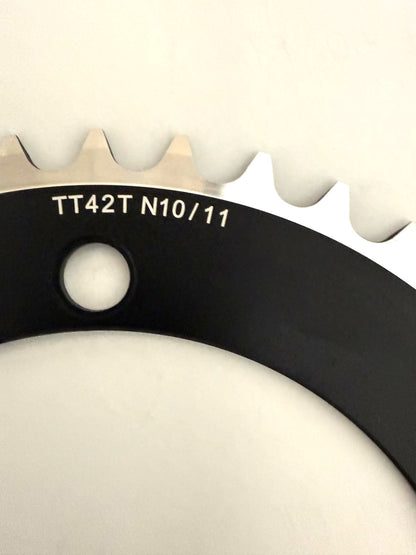 FSA Vision Aero TT Road Bike Chainring 130 BCD 5 -Bolt  42T 10-11 Speed  WB059