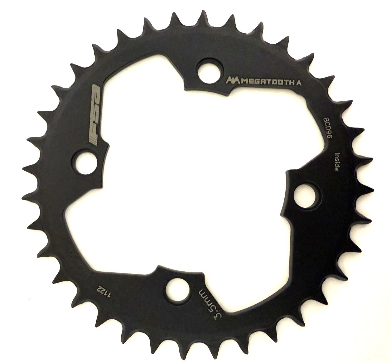 FSA Pro Single 1x11/12 MTB BCD96 38 tooth Alloy MTB 4 Bolt Bike Chainring WA697