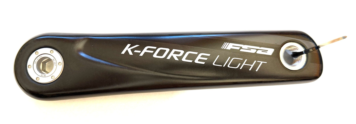 FSA K-Force Light Left 172.5mm 386EVO Carbon Crankarm Crank Arm CK-OS8300/86 BLK