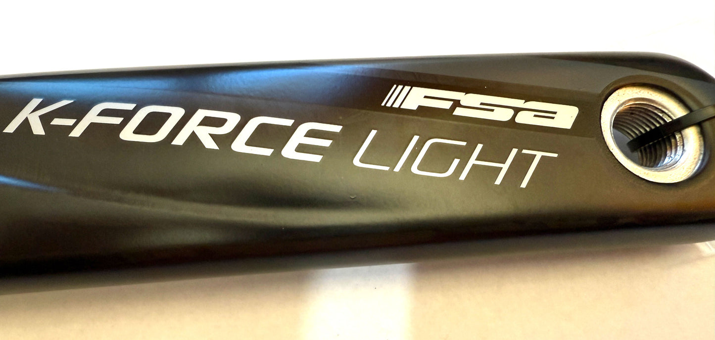 FSA K-Force Light Left 172.5mm 386EVO Carbon Crankarm Crank Arm CK-OS8300/86 BLK