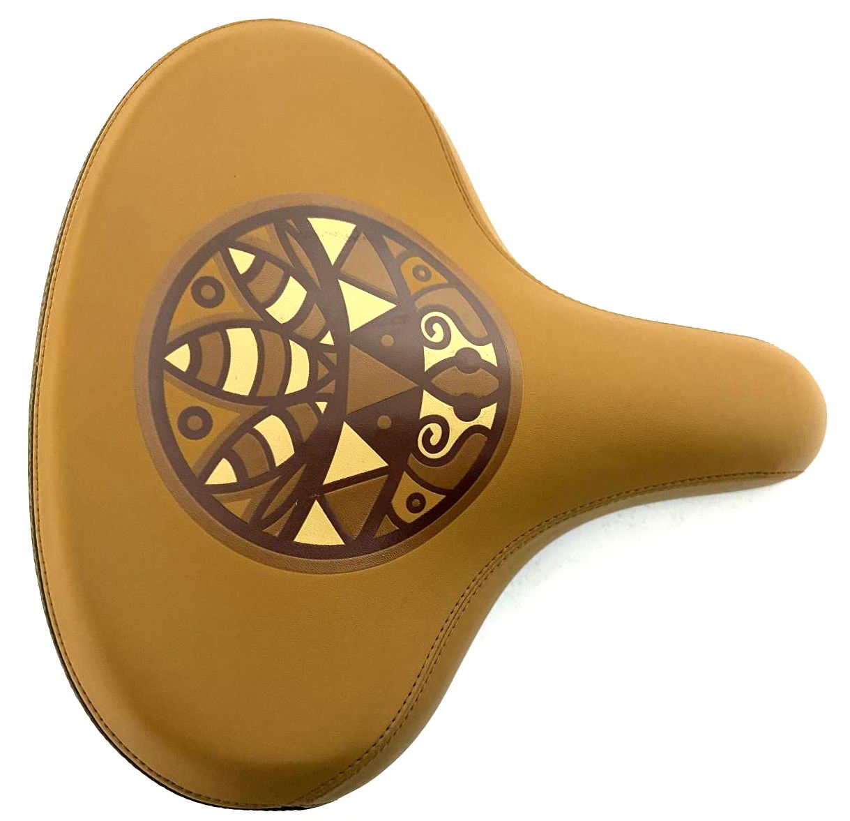 Raleigh Velo Comfort Cruiser Hybrid Bike Wide Saddle / Seat Brown (No Clamp) NEW