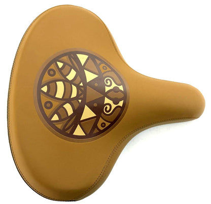 Raleigh Velo Comfort Cruiser Hybrid Bike Wide Saddle / Seat Brown (No Clamp) NEW