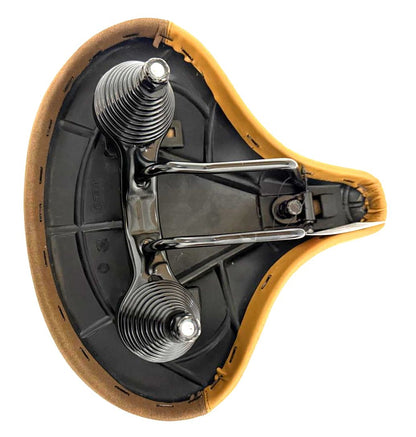 Raleigh Velo Comfort Cruiser Hybrid Bike Wide Saddle / Seat Brown (No Clamp) NEW