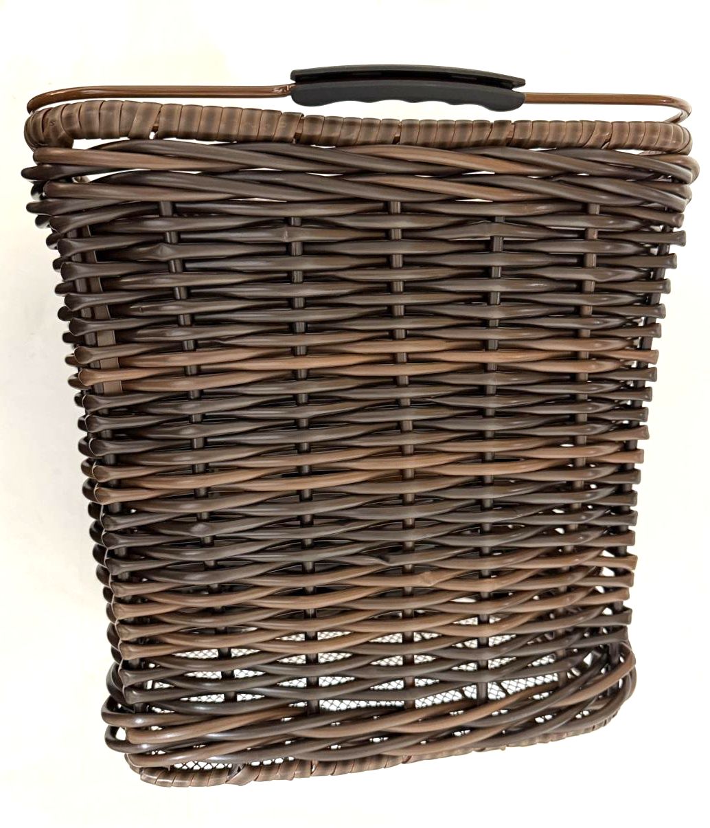 RALEIGH Superbe RR Wicker Pannier Bike Bicycle Basket Brown with Handle TP-339W