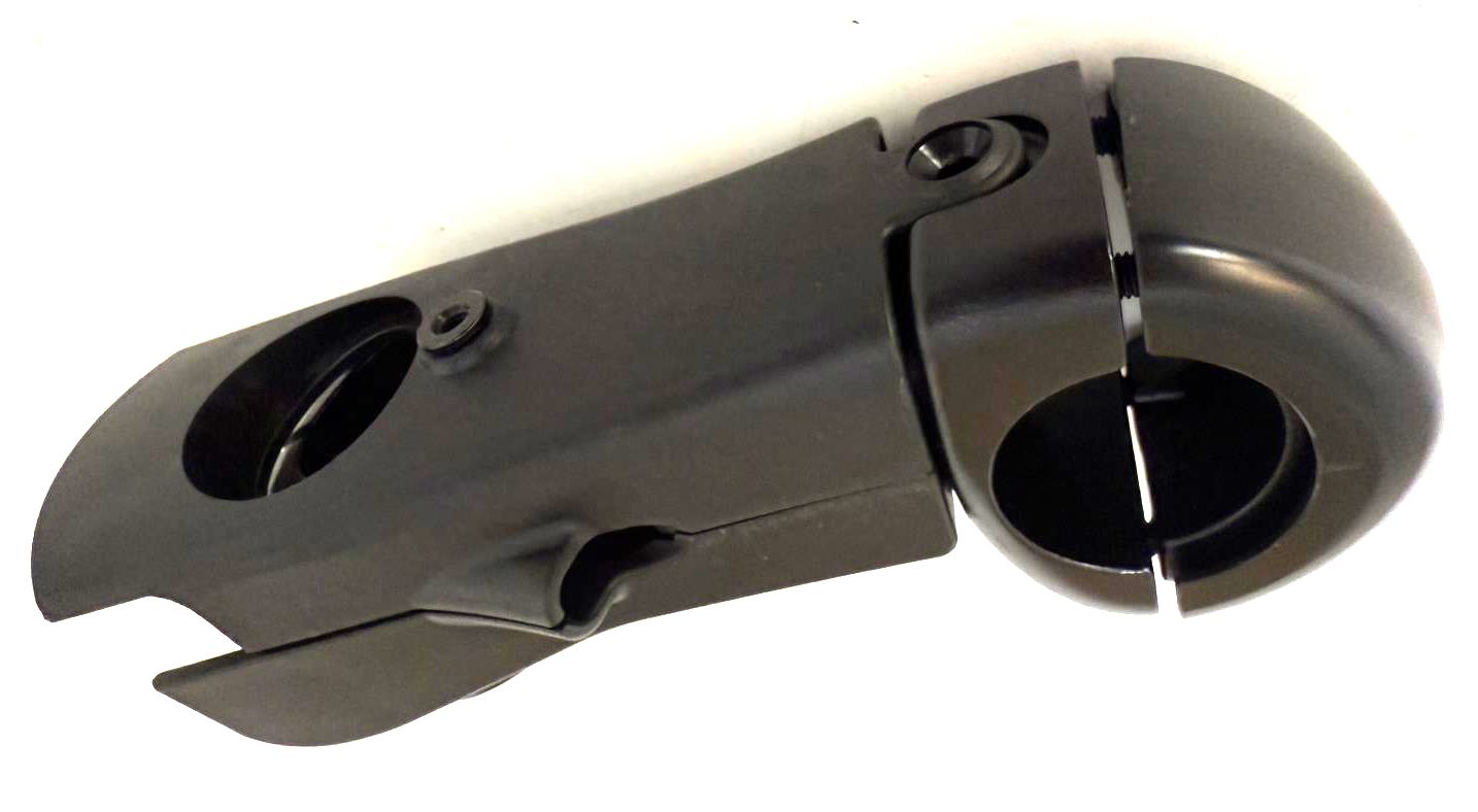 Diamondback Tri Stem Alloy 1 1/8" Threadless Stem 31.8mm 95mm with Plastic Cover