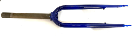 Izip Simi 1 1/8" 26" Threaded Steel Bike Fork 100mm QR Disc Axle-Crown 410mm NOS