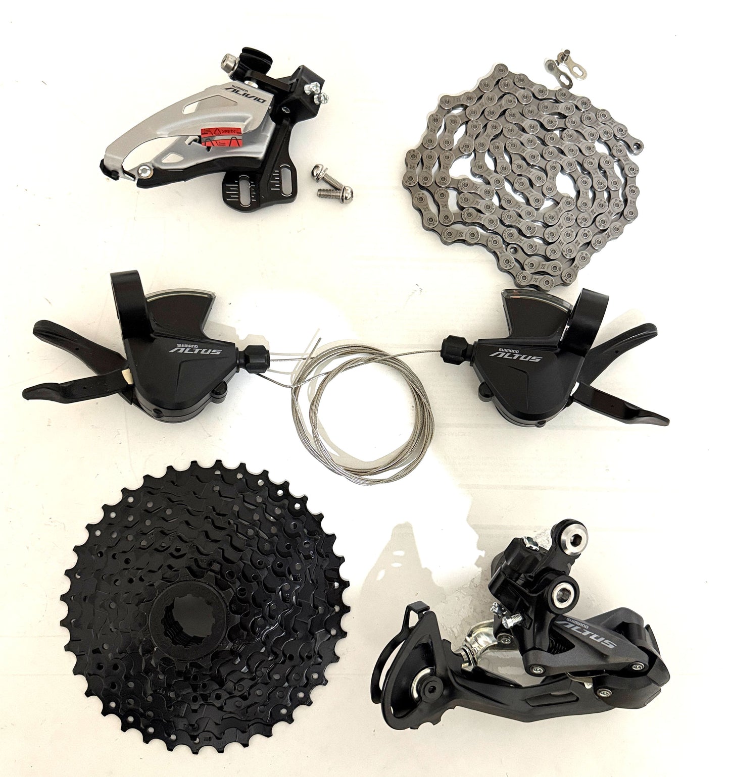 Shimano Altus, SunRace, KMC Z  Drivetrain Kit Mountain 6 Groupset 11-36 9-speed