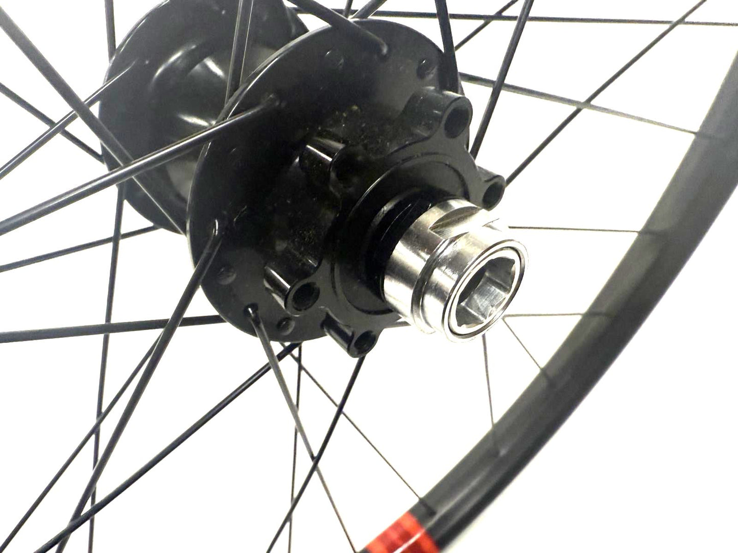 Alloy 27.5" Bike Disc Rear Wheel fits 11spd HG Cassette Thru Axle 12mm 142m