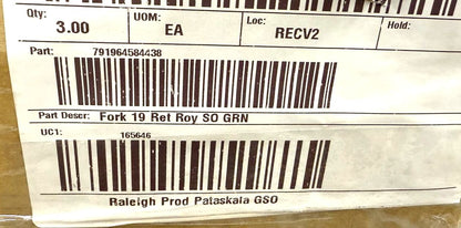 Raleigh 1 1/8" 26" Threaded Alloy Bike Fork 100mm QR Disc Axle - Crown 420mm NEW