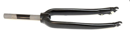 Raleigh 1 1/8" 26" Threaded Alloy Bike Fork 100mm QR Disc Axle - Crown 420mm BLK