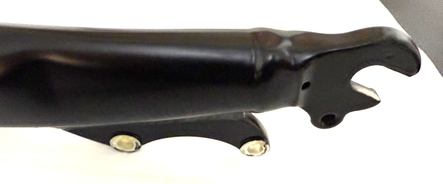 Raleigh 1 1/8" 26" Threaded Alloy Bike Fork 100mm QR Disc Axle - Crown 420mm BLK