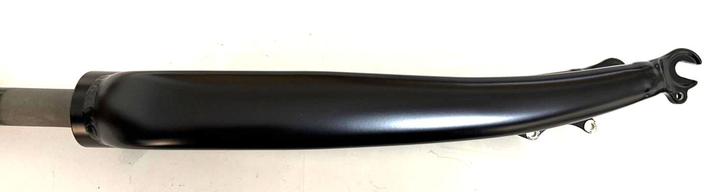Raleigh 1 1/8" 26" Threaded Alloy Bike Fork 100mm QR Disc Axle - Crown 420mm BLK