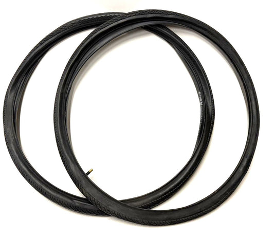 Pair (Lot of 2) Kenda 700x38c Bicycle Bike Tires Wire Bead 50-85PSI K1067 +Tubes