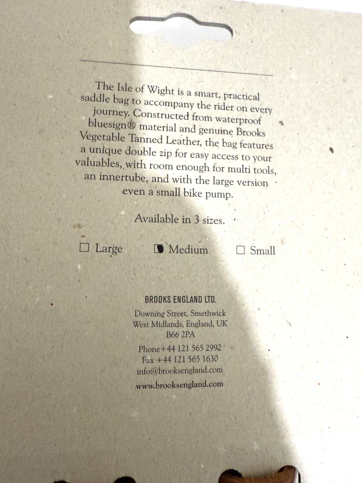 Brooks ‘Isle Of Wight’ Medium Bag Bike Seat Bag Green