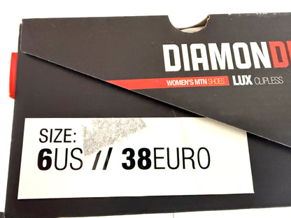 Diamondback Lux Mountain Bike Shoes Womens 6 US 38 Euro Clipless black