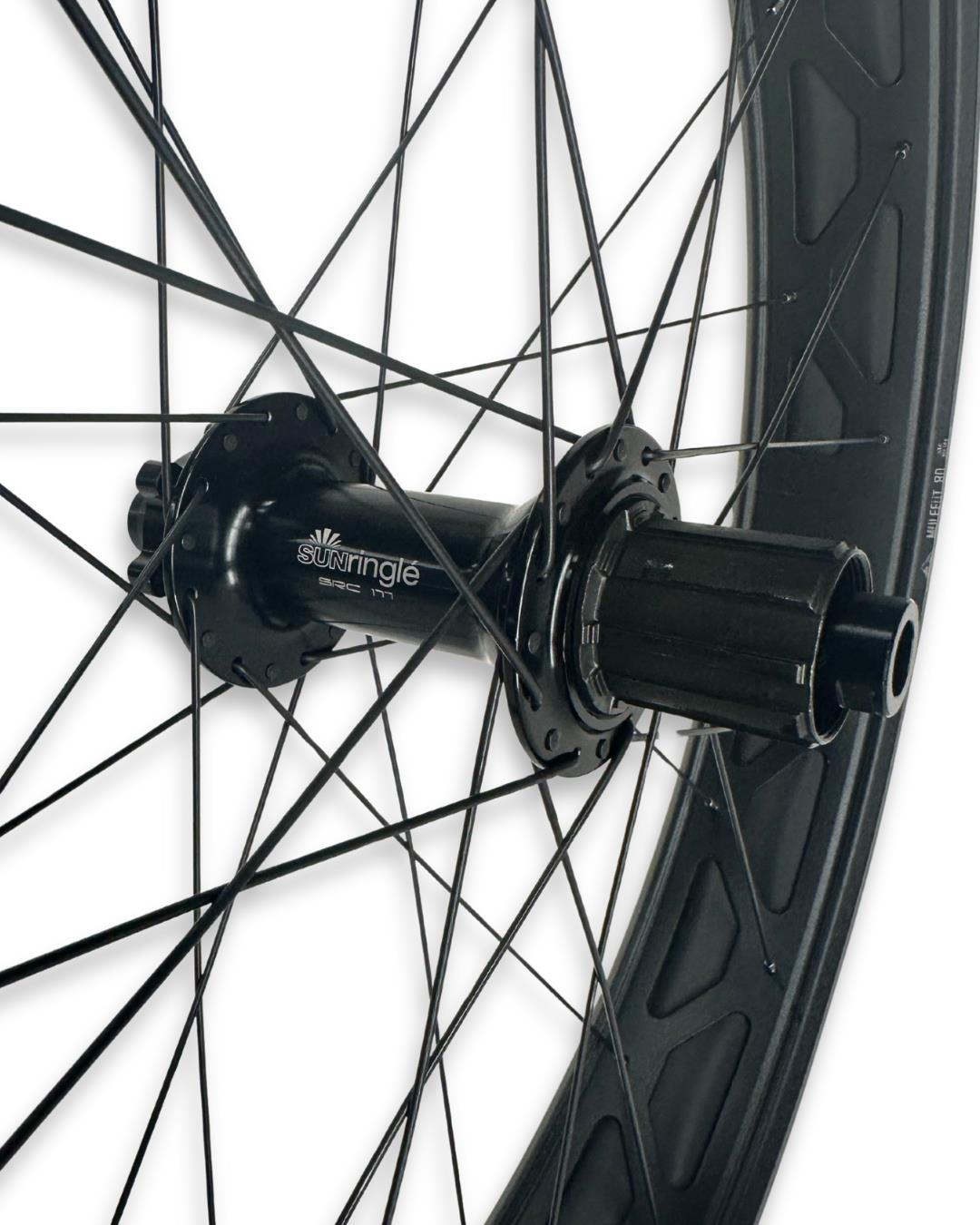Sun Ringle Mulefut 80 26” Fat Bike Wheelset – 150x15mm / 177x12mm, Shimano HG, Tubeless-Ready