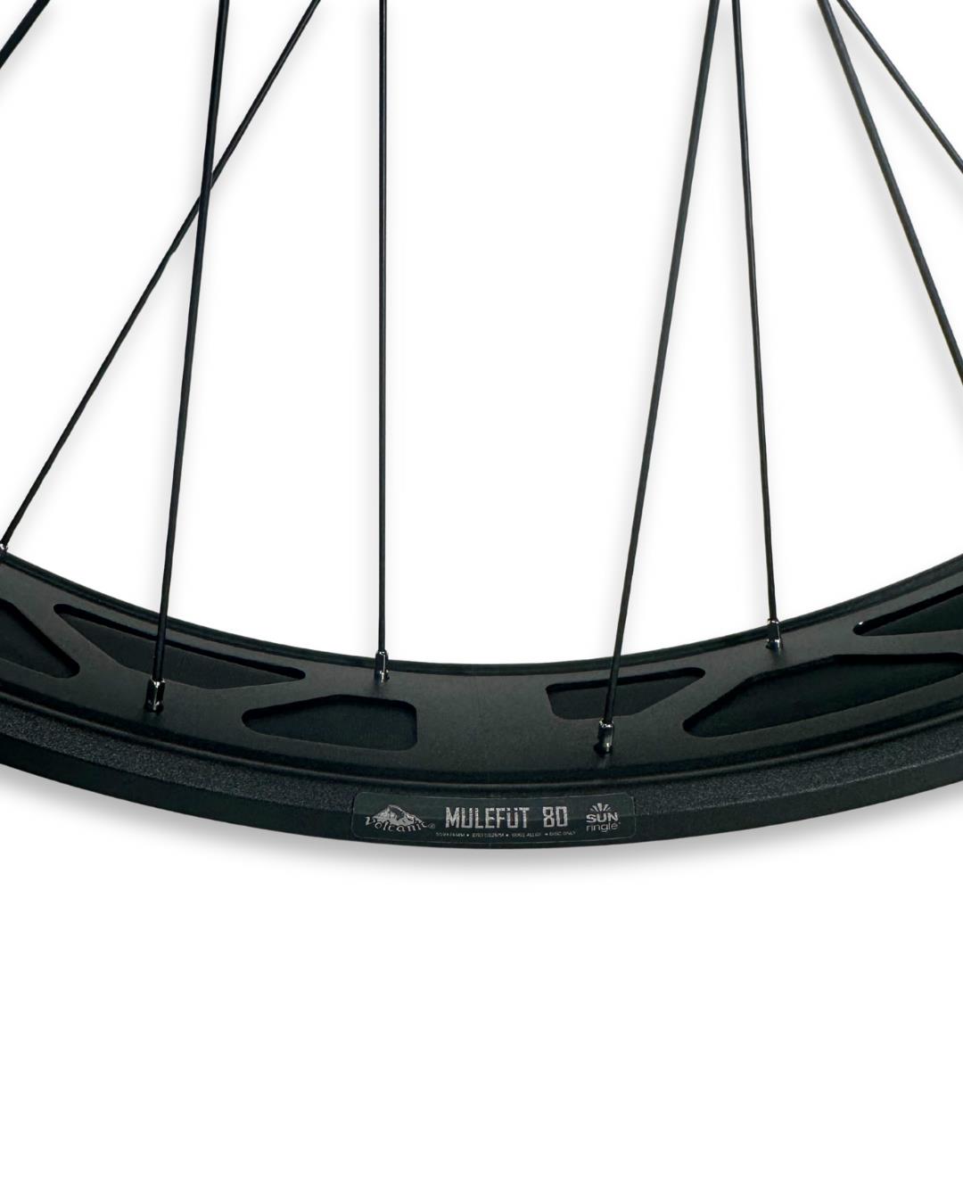 Sun Ringle Mulefut 80 26” Fat Bike Rear Wheel – 177x12mm Thru Axle, Shimano HG, Tubeless-Ready