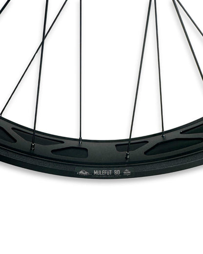 Sun Ringle Mulefut 80 26” Fat Bike Rear Wheel – 177x12mm Thru Axle, Shimano HG, Tubeless-Ready