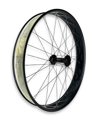 Sun Ringle Mulefut 80 26” Fat Bike Front Wheel – 150x15mm Thru Axle, Tubeless-Ready, 6-Bolt Disc