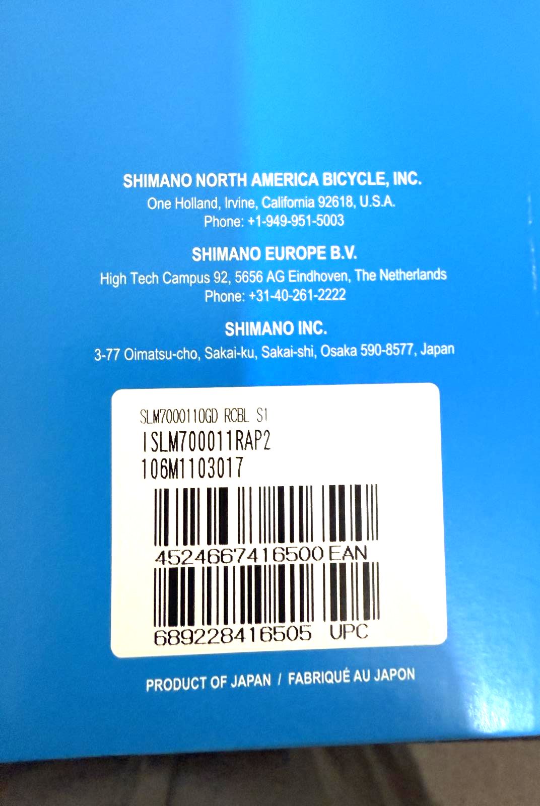 Shimano SLX SL-M7000 11 Spd Right Shifter Bike MTB Enduro 22.2 Clamp New in Box
