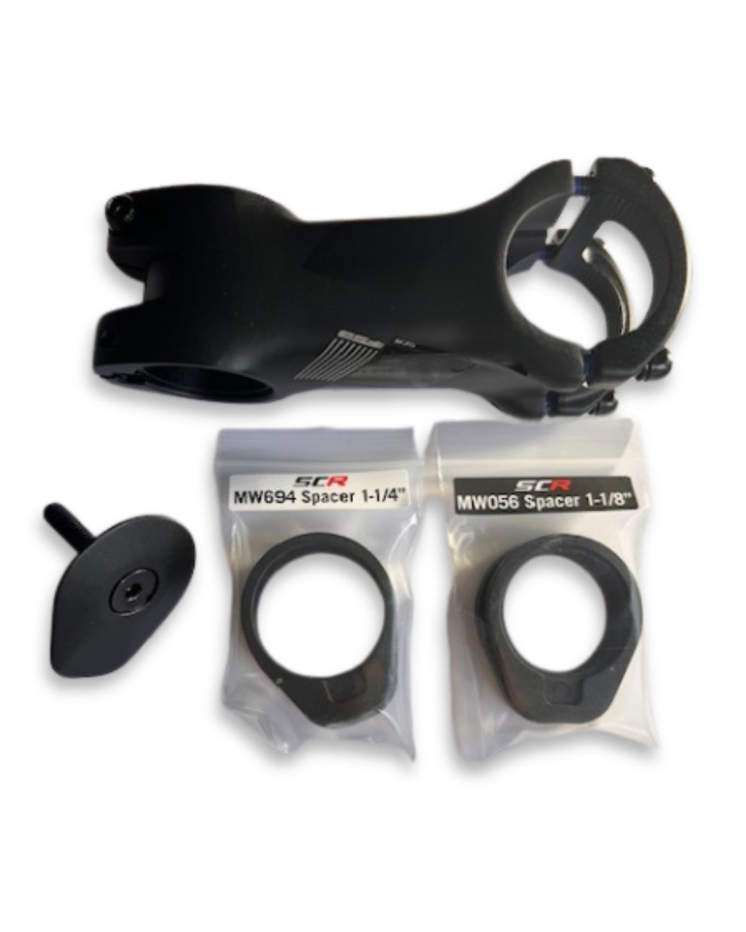 FSA Full Speed Ahead SCR SL-K Stem Clamp 31.8mm 80mm +/-6 Deg Black Aluminum