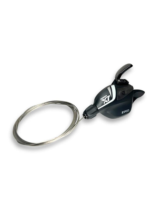 SRAM X7 2-Speed Left Trigger Shifter – 1:1 Exact Actuation, Black, 00.7018.027.020