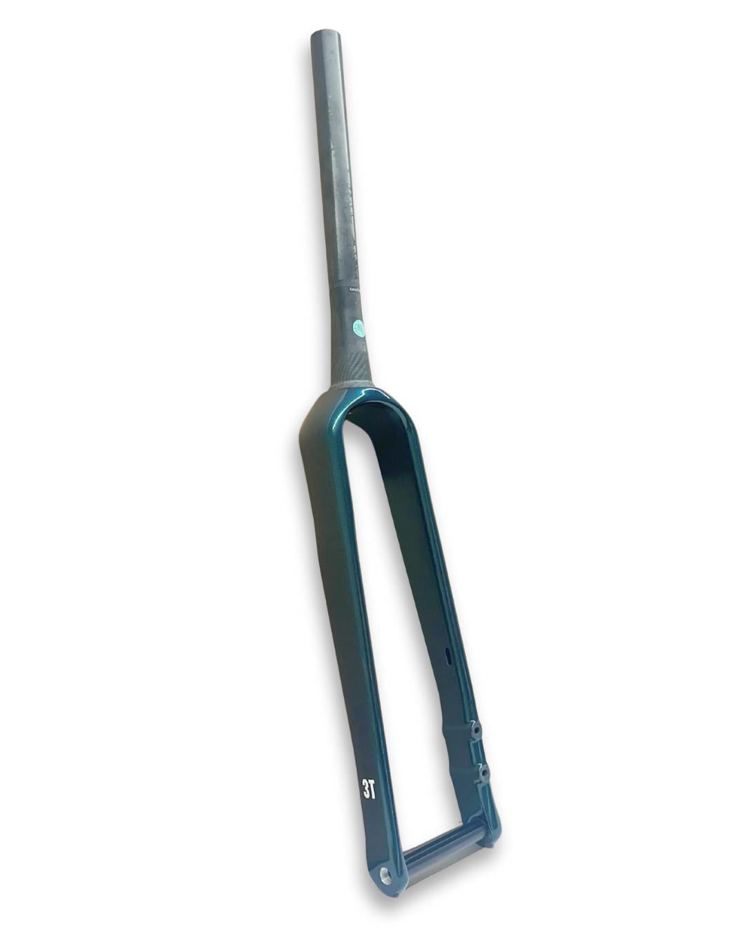 3T Exploro Ultra Gravel Carbon Fork – 375mm A-C, 62mm Rake Racing Green