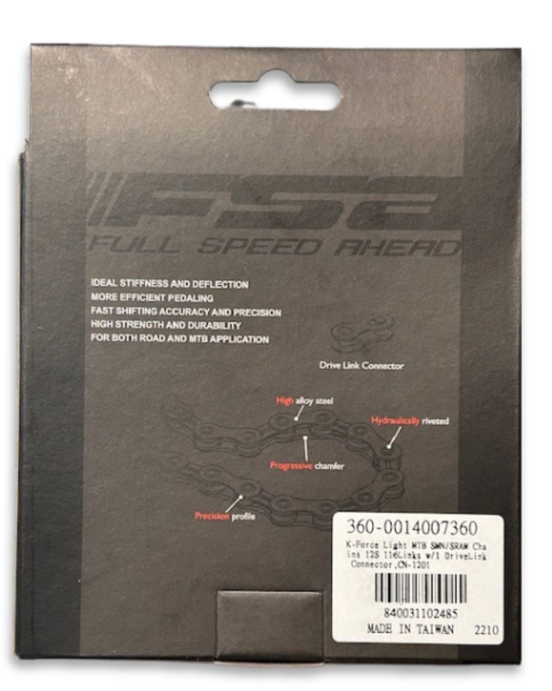 QTY 50 FSA K-Force Light 12-Speed MTB Chain – 116 Links New in Box