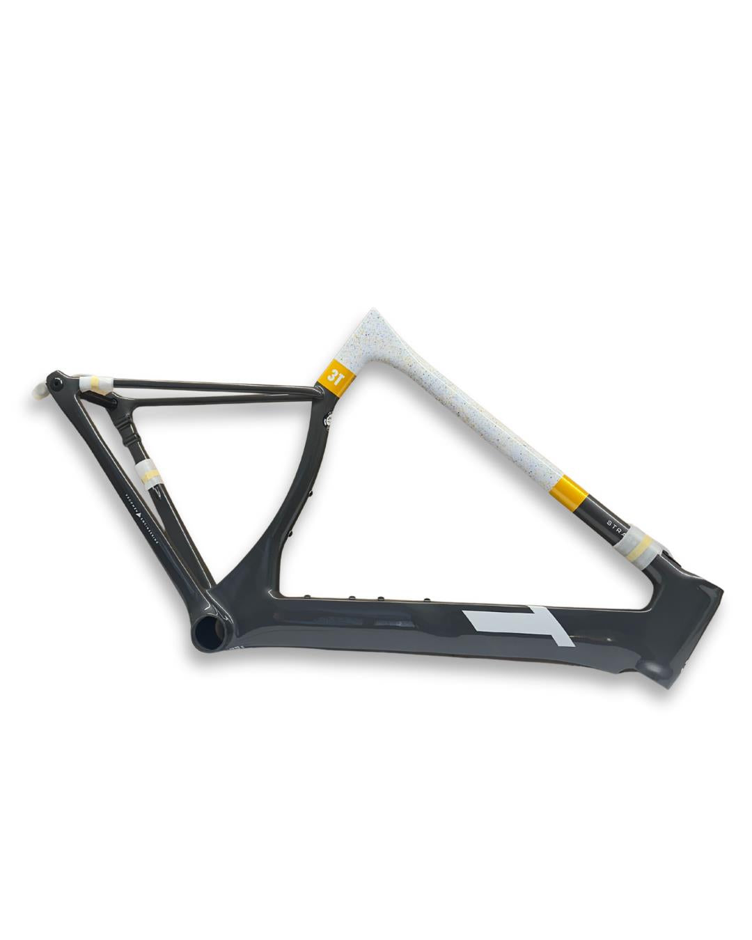 3T Strada TEAM Carbon Frame Grey/Gold M + Parts Included
