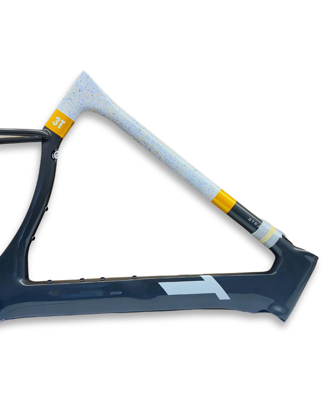 3T Strada TEAM Carbon Frame Grey/Gold M + Parts Included