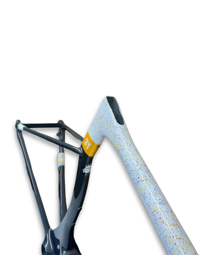 3T Strada TEAM Carbon Frame Grey/Gold M + Parts Included