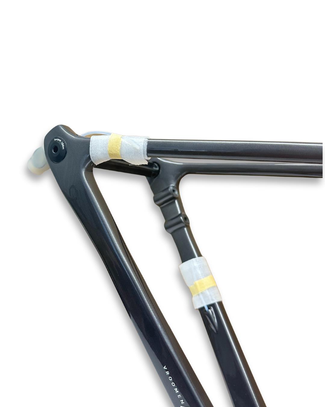 3T Strada TEAM Carbon Frame Grey/Gold M + Parts Included