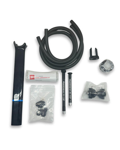 3T Strada TEAM Carbon Frame Grey/Gold M + Parts Included