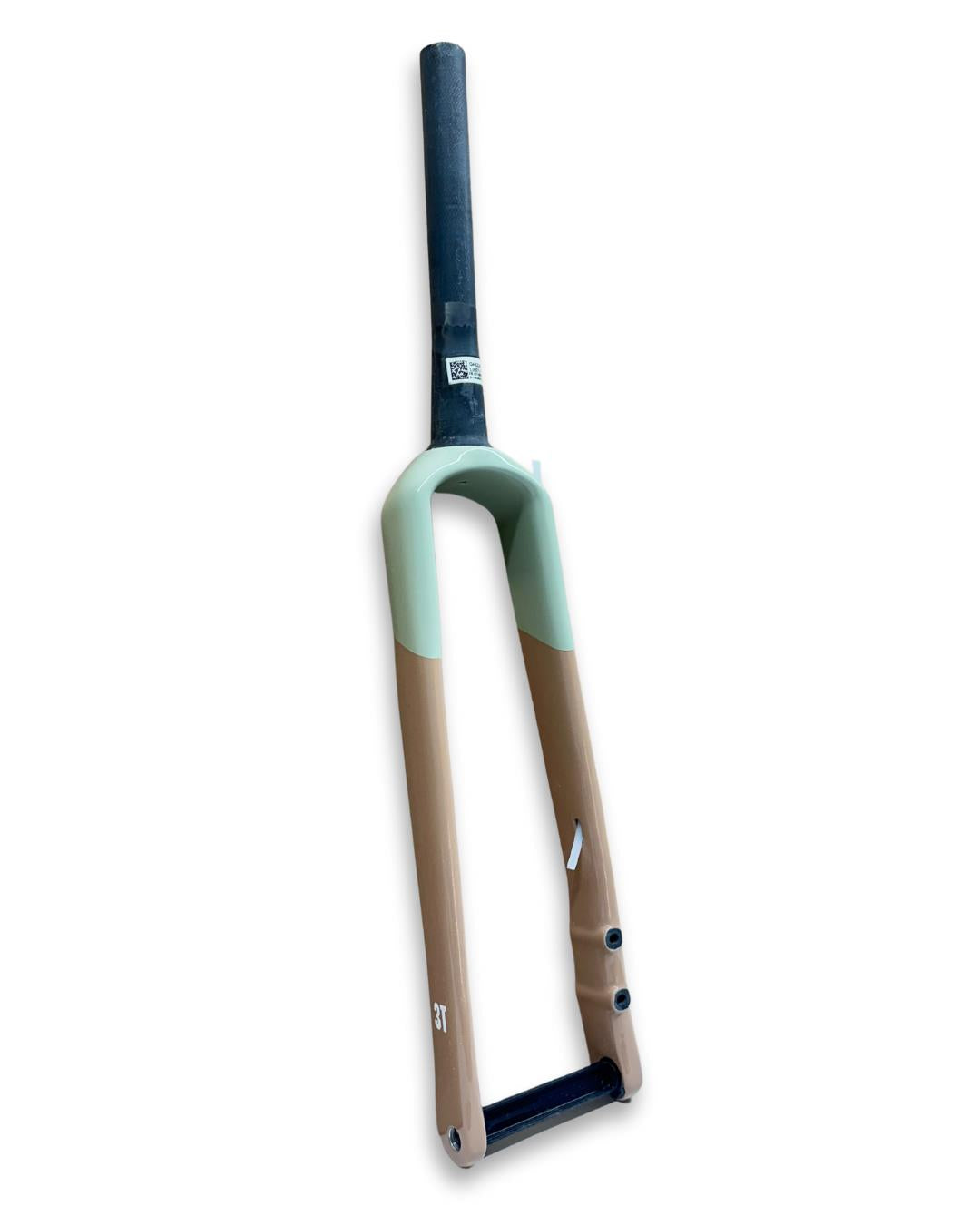 3T Exploro RaceMax Carbon Gravel Fork — 700c Disc 380mm A-C Olive/Sand