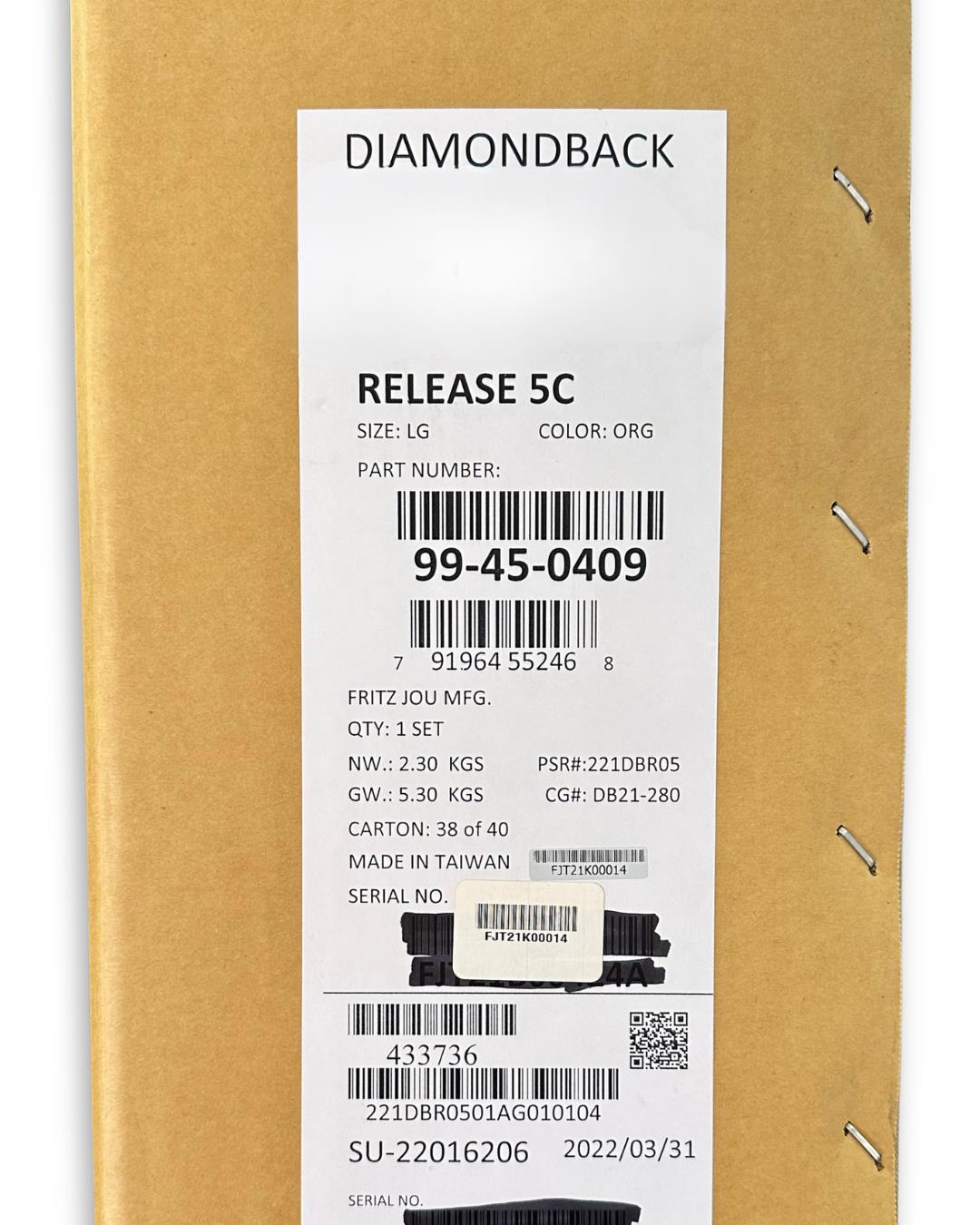 Diamondback Release 5C Carbon Full Suspension MTB Frame MD/17 – 27.5