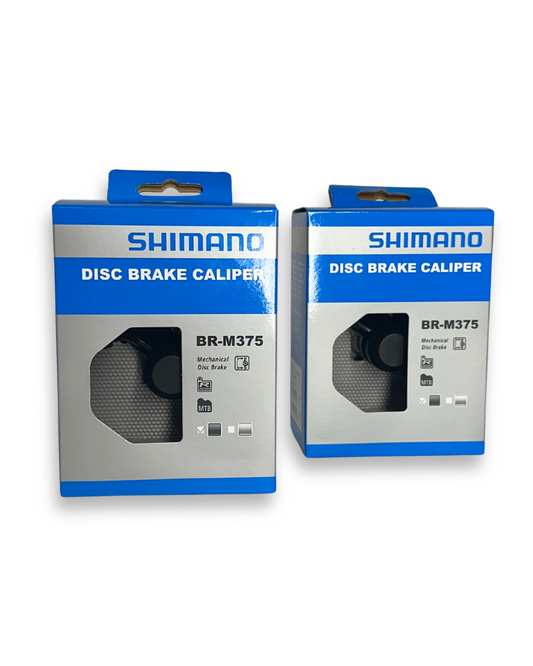 Lot of 2 Shimano BR-M375-L Mechanical Disc Brake Bike Caliper Front and Rear