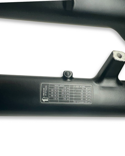 27.5” Air Suspension Fork 100mm Travel 15x110mm Thru Axle Boost Tapered Disc