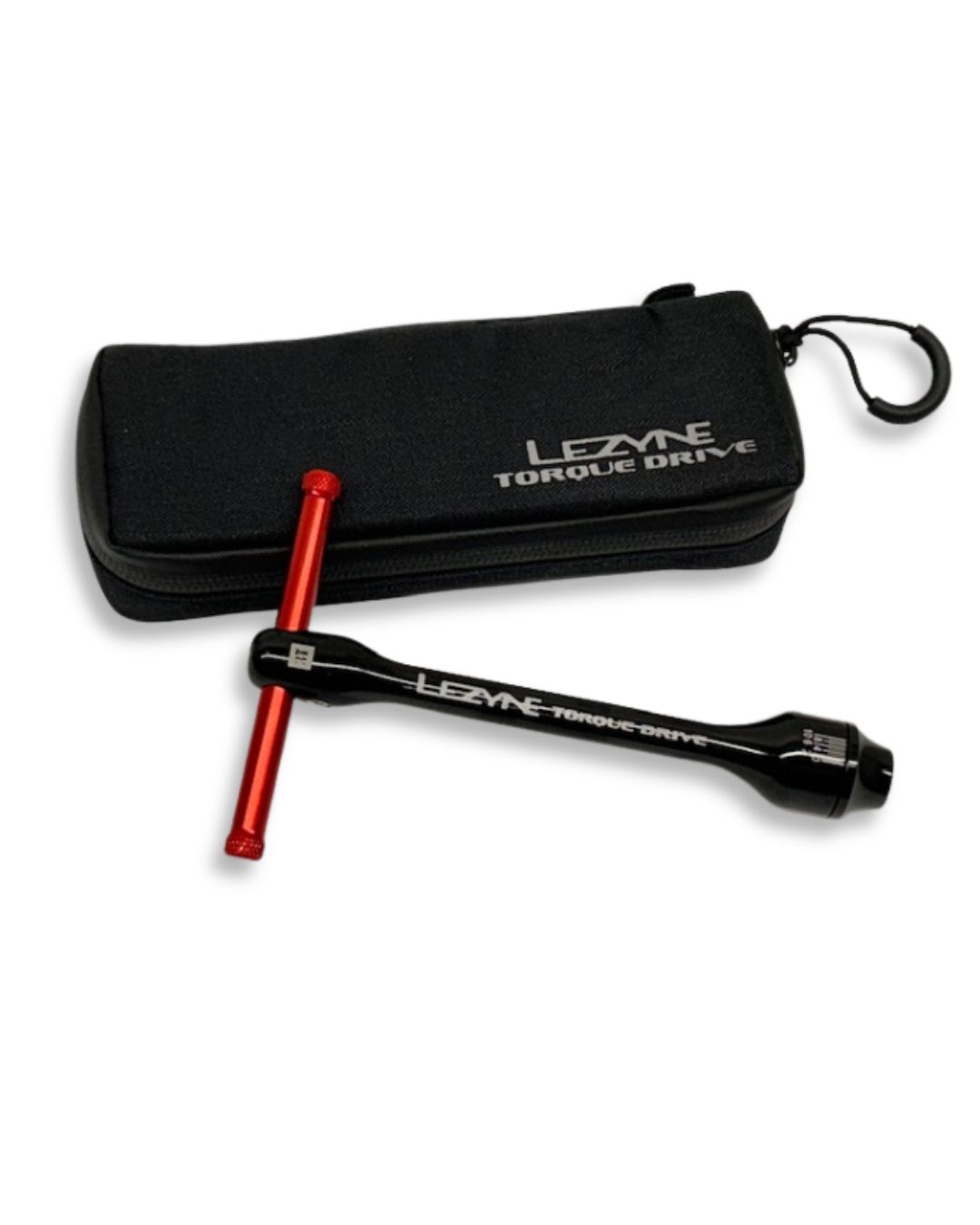Bicycle torque wrench pocket tool kit with 11 bits and carrying case