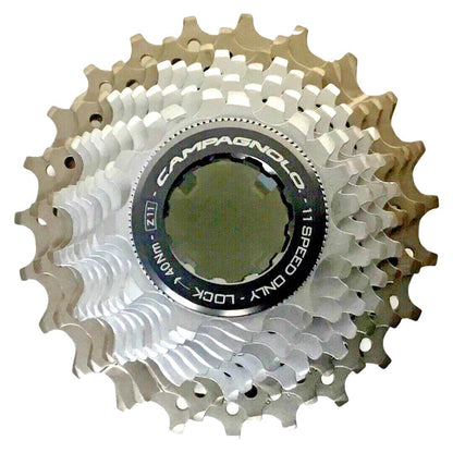 Campagnolo Record 11-speed cassette 11-23T titanium/steel UD, new in box, road bike drivetrain upgrade.