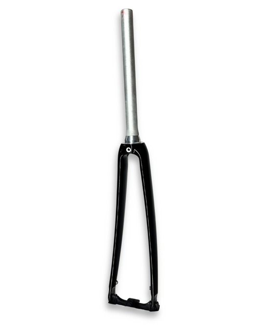 Carbon road bike fork 700c with tapered steerer, quick release, rim brake, 100mm spacing, 50mm offset
