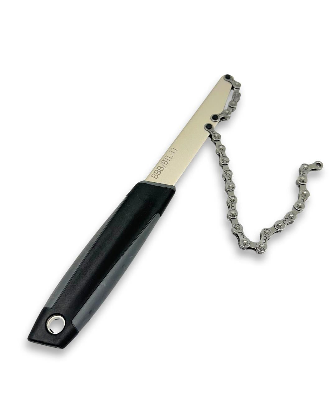 Drivetrain tool kit with chain whip, cassette lockring remover, T-RexGrip pliers, and LinkFix master-link tool