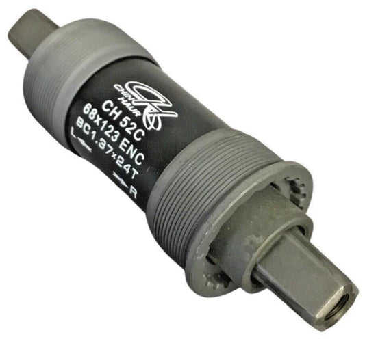 Chin Haur CH52C square taper bottom bracket 68x123mm English 1.37x24 sealed cartridge