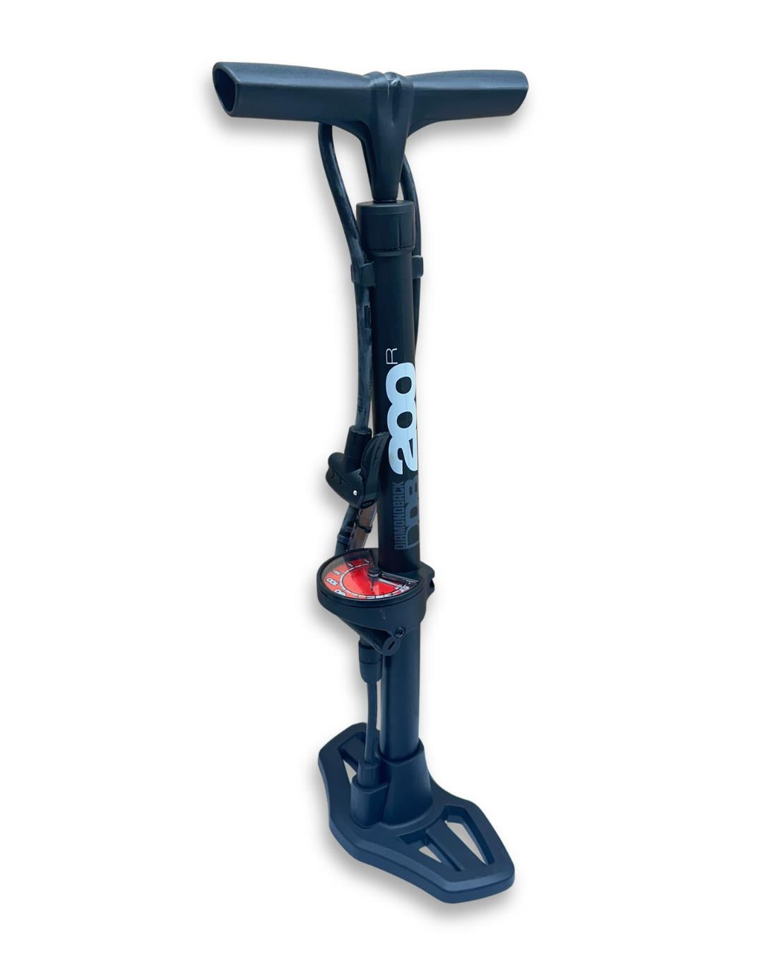 Diamondback Ready2Ride Plus starter kit with floor pump, mini pump, saddle bag, multi tool, patch kit, and tire levers