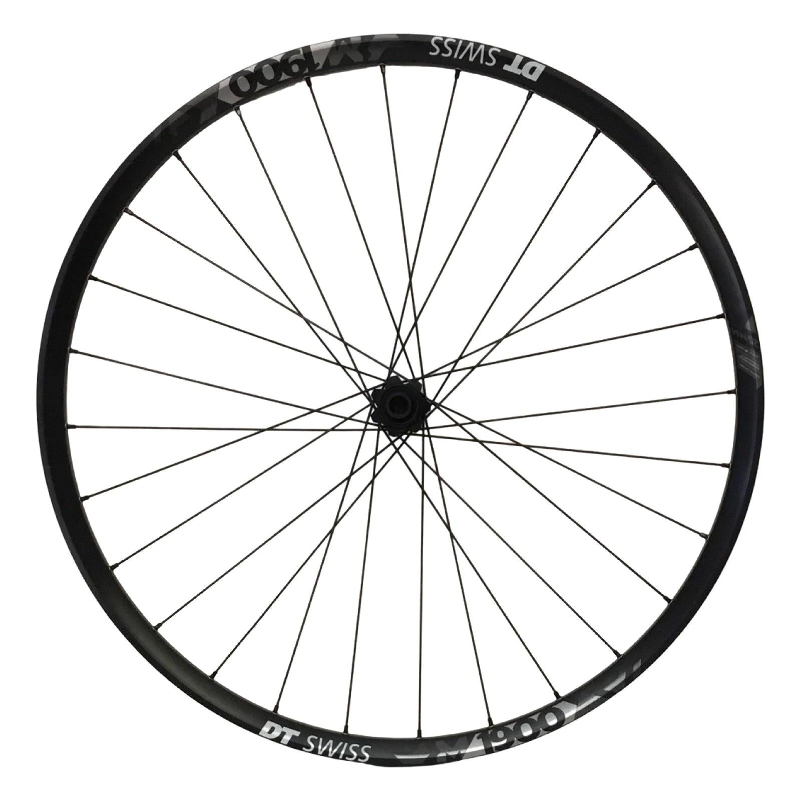 DT Swiss M1900 Spline 25 front wheel, 27.5/650B, 15x100 thru-axle, Center Lock disc, tubeless ready MTB wheel